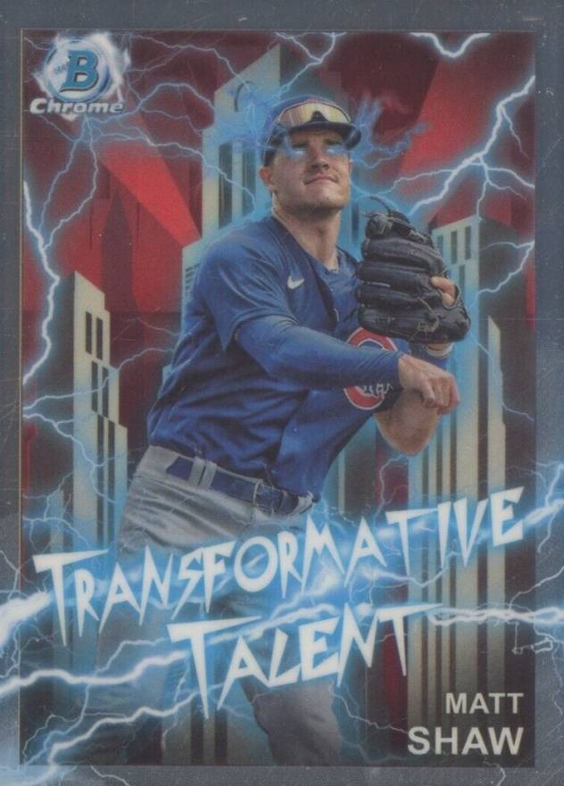 2023 Bowman Draft Transformative Talent Matt Shaw #TT7 Baseball Card