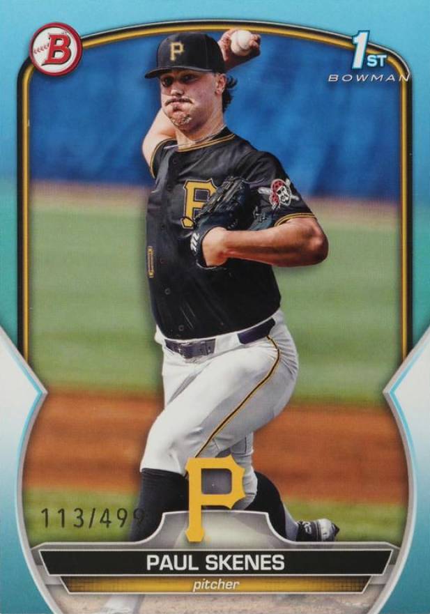 2023 Bowman Draft Paul Skenes #BD14 Baseball Card