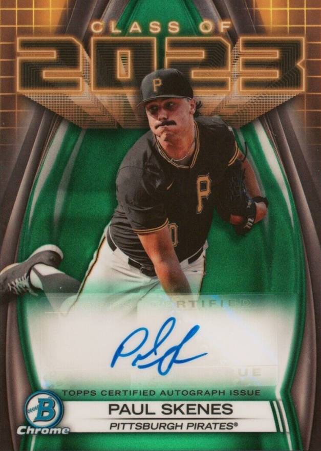 2023 Bowman Draft Class of 2023 Autograph Paul Skenes #23APS Baseball Card