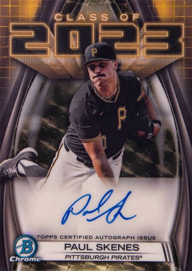 2023 Bowman Draft Class of 2023 Autograph Paul Skenes #23APS Baseball Card