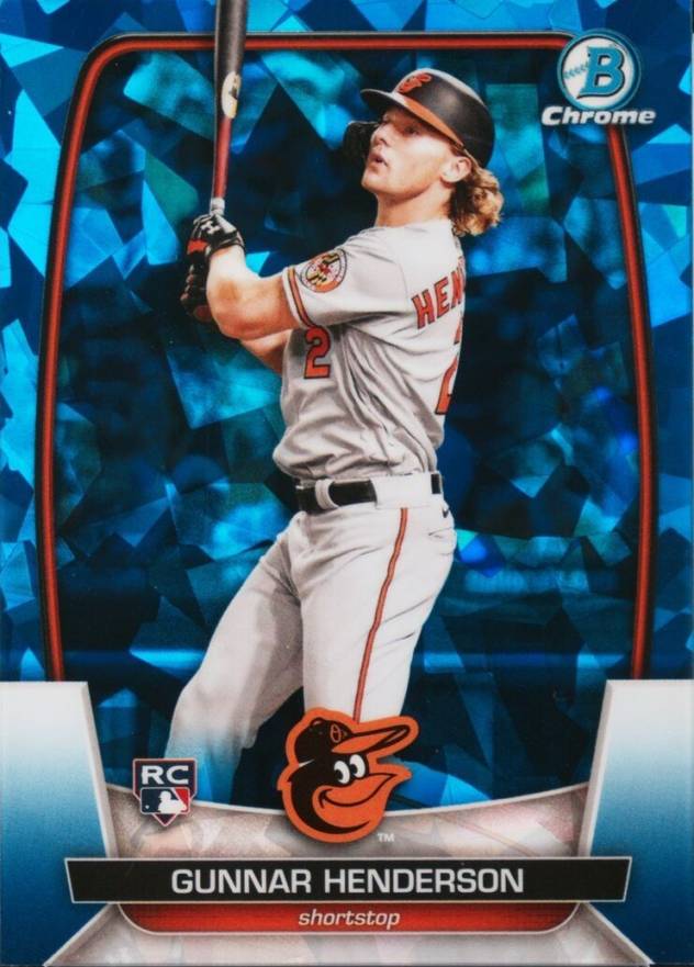 2023 Bowman Chrome Sapphire Edition Gunnar Henderson #10 Baseball Card