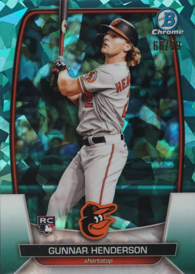 2023 Bowman Chrome Sapphire Edition Gunnar Henderson #10 Baseball Card