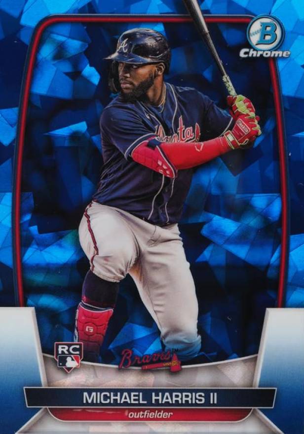 2023 Bowman Chrome Sapphire Edition Michael Harris II #31 Baseball Card