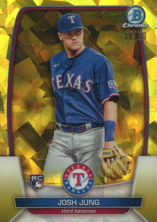 2023 Bowman Chrome Sapphire Edition Josh Jung #21 Baseball Card