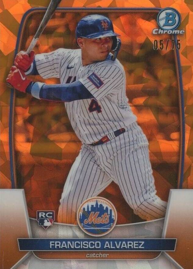 2023 Bowman Chrome Sapphire Edition Francisco Alvarez #35 Baseball Card