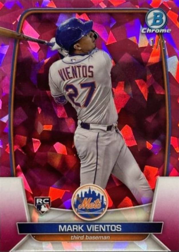 2023 Bowman Chrome Sapphire Edition Mark Vientos #43 Baseball Card