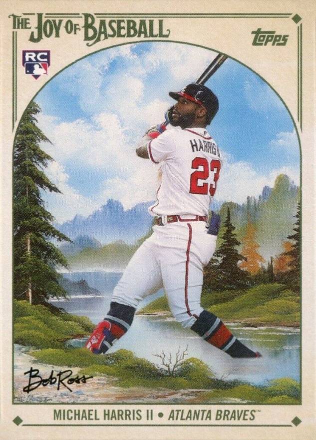 2023 Topps X Bob Ross the Joy of Baseball Michael Harris II #37 Baseball Card