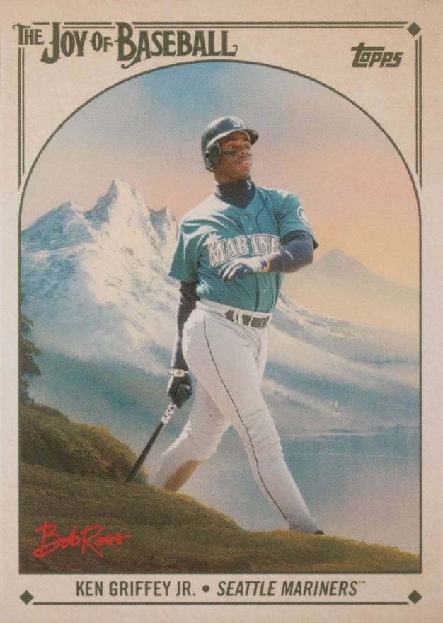 2023 Topps X Bob Ross the Joy of Baseball Ken Griffey Jr. #40 Baseball Card