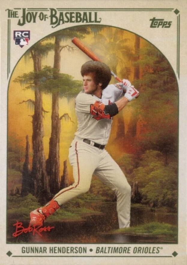 2023 Topps X Bob Ross the Joy of Baseball Gunnar Henderson #94 Baseball Card