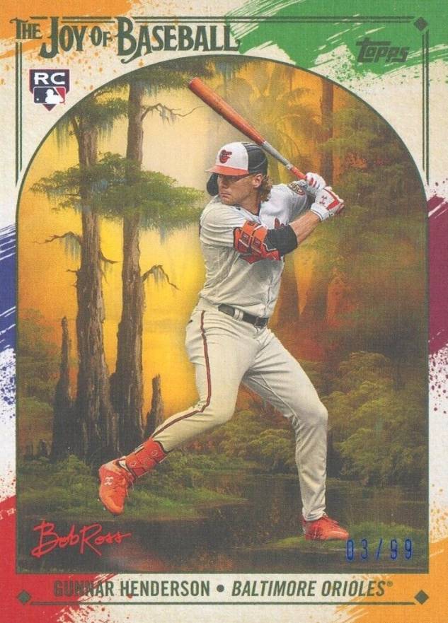 2023 Topps X Bob Ross the Joy of Baseball Gunnar Henderson #94 Baseball Card