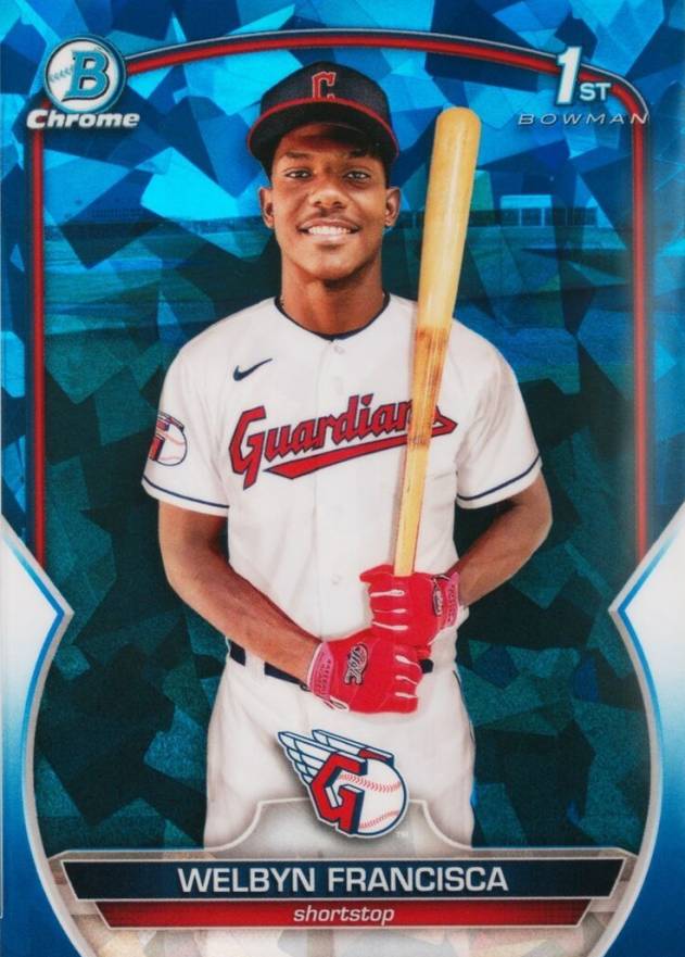 2023 Bowman Chrome Sapphire Edition Prospects Welbyn Francisca #228 Baseball Card