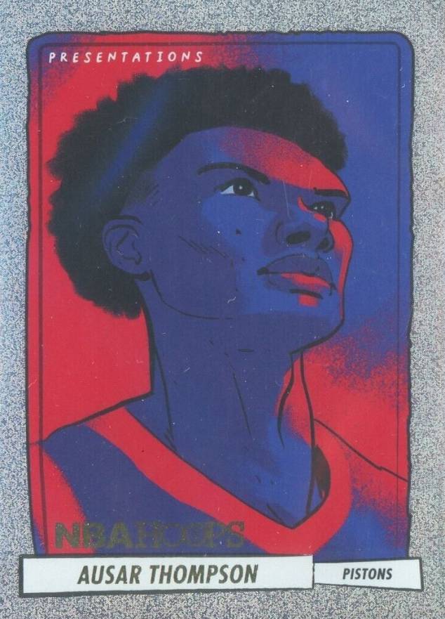 2023 Panini NBA Hoops Presentations Ausar Thompson #17 Basketball Card