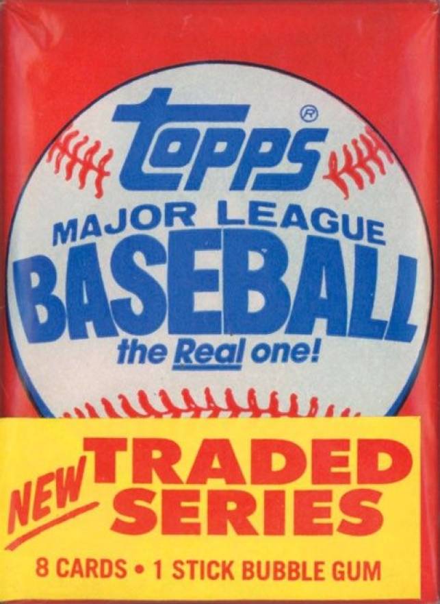 1985 Topps Traded Wax Pack #WP Baseball Card