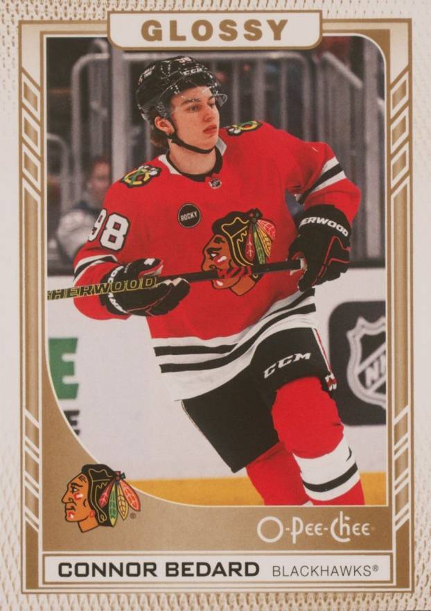 2023  Upper Deck O-Pee-Chee Glossy Connor Bedard #R47 Hockey Card