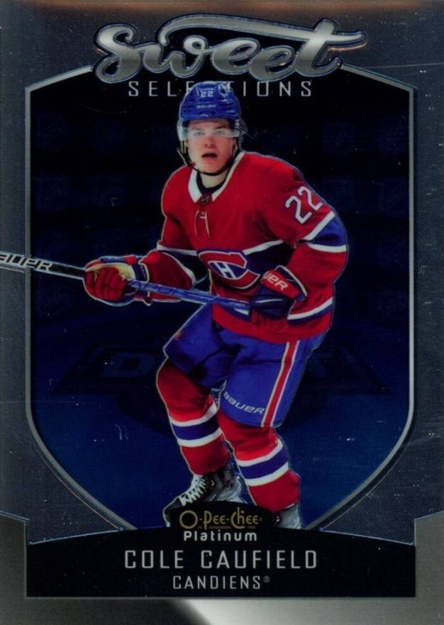 2021 Upper Deck O-Pee-Chee Platinum Sweet Selections Cole Caufield #SS3 Hockey Card