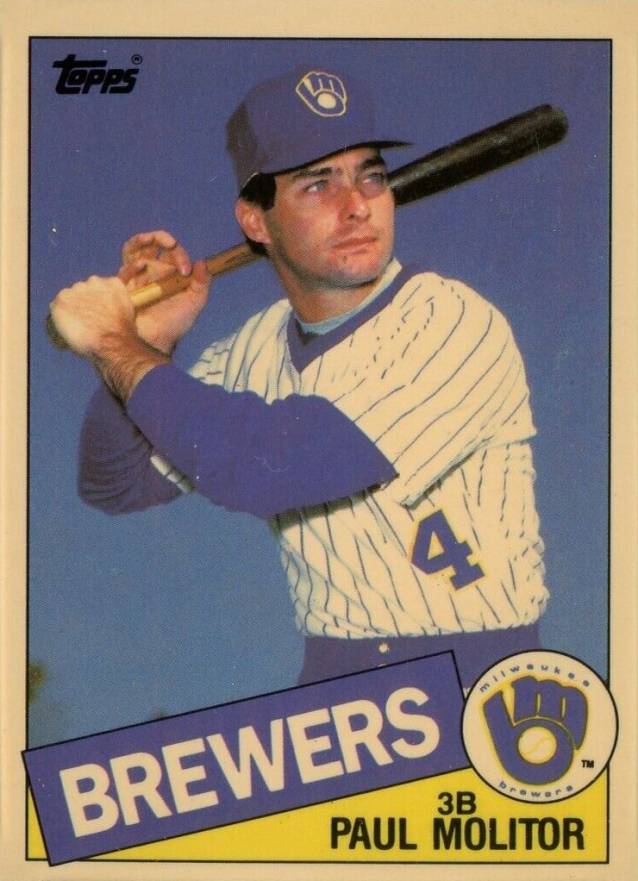 1985 Topps Tiffany Paul Molitor #522 Baseball Card