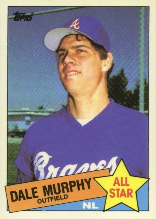 1985 Topps Tiffany Dale Murphy #716 Baseball Card