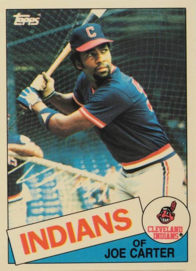 1985 Topps Tiffany Joe Carter #694 Baseball Card