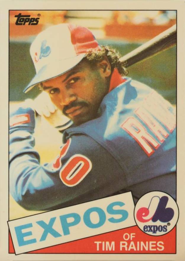 1985 Topps Tiffany Tim Raines #630 Baseball Card