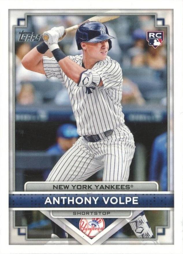 2023 Topps Flagship Collection Anthony Volpe #18 Baseball Card