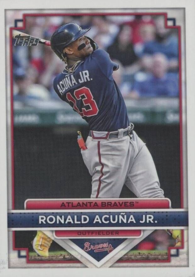 2023 Topps Flagship Collection Ronald Acuna Jr. #50 Baseball Card