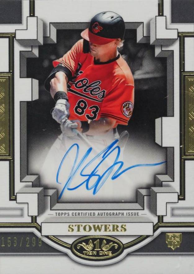 2023 Topps Tier One Break Out Autographs Kyle Stowers #BOAKS2 Baseball Card