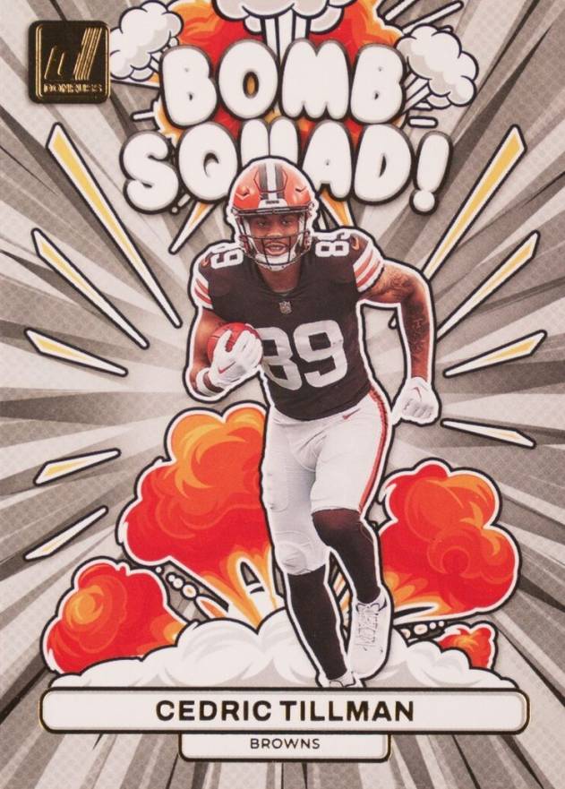 2023 Panini Donruss Bomb Squad Cedric Tillman #BS20 Football Card