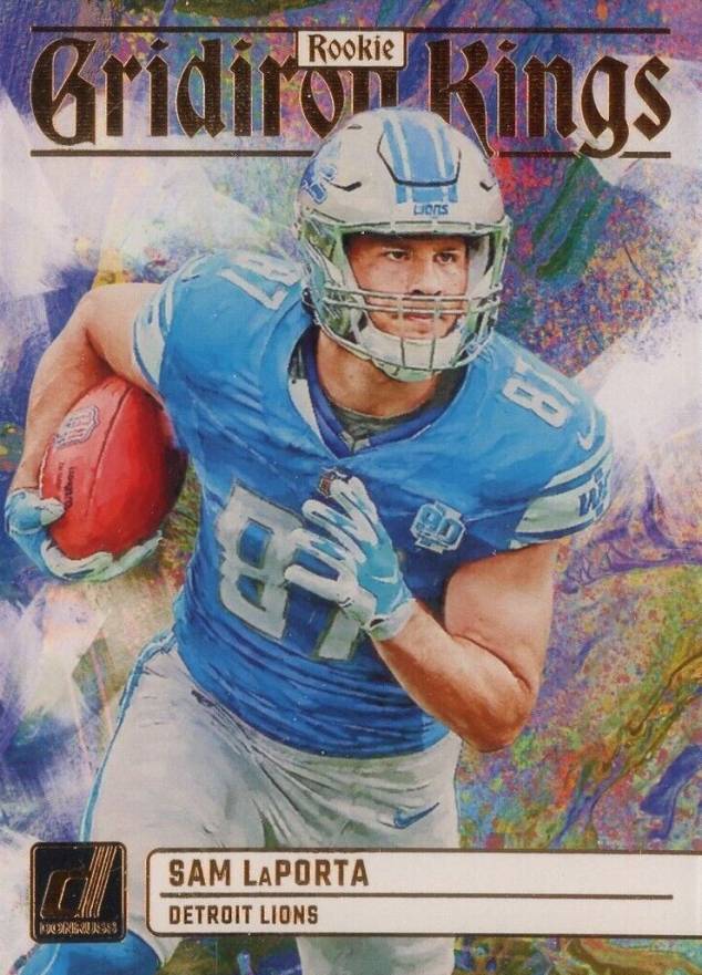 2023 Panini Donruss Rookie Gridiron Kings Sam LaPorta #RGK12 Football Card