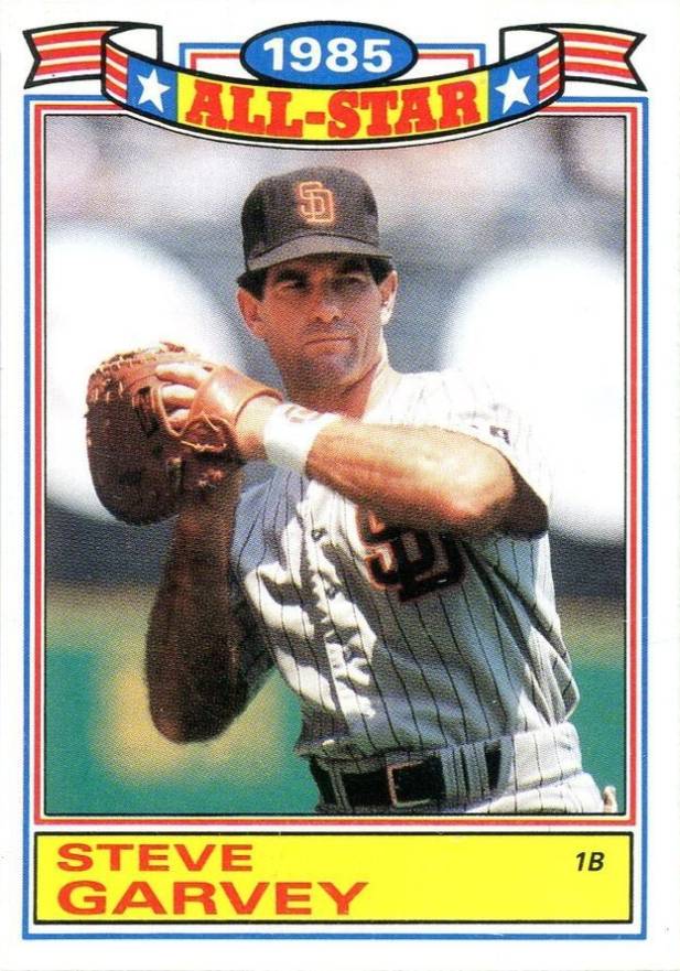 1986 Topps All-Star Glossy Set of 22 Steve Garvey #13 Baseball Card