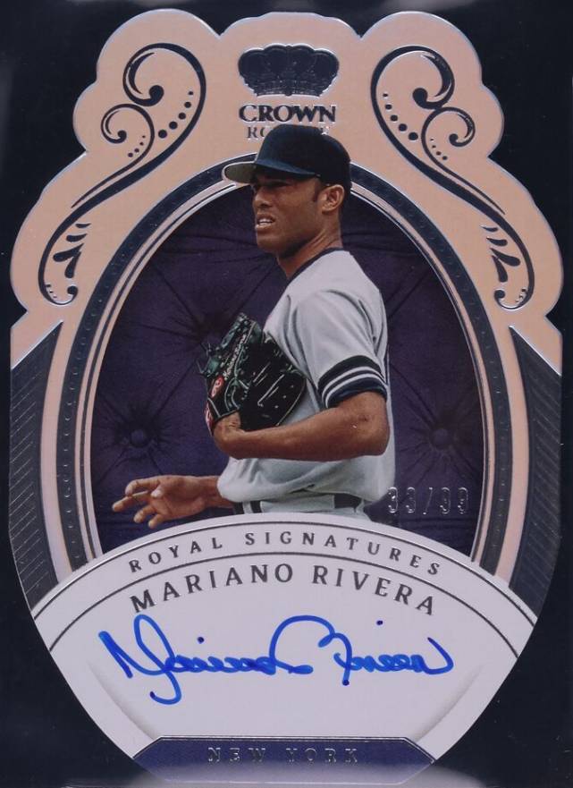 2023 Panini Chronicles Crown Royale Royal Signatures Mariano Rivera #RSMR Baseball Card