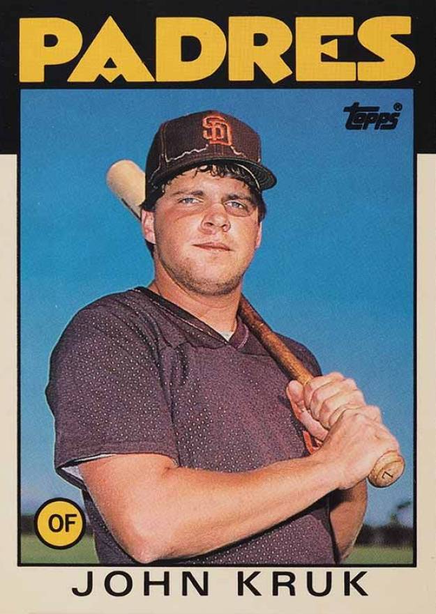 1986 Topps Traded Tiffany John Kruk #56T Baseball Card