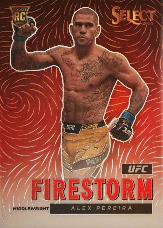 2023 Panini Select UFC Firestorm Alex Pereira #2 Other Sports Card