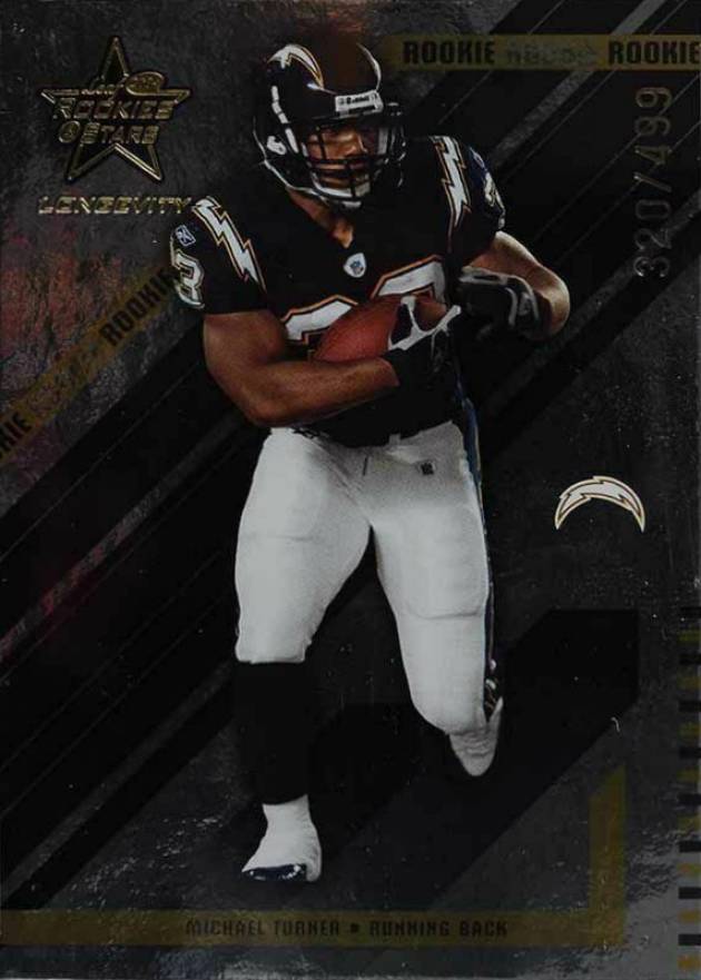 2004 Leaf R & S Longevity Michael Turner #234 Football Card