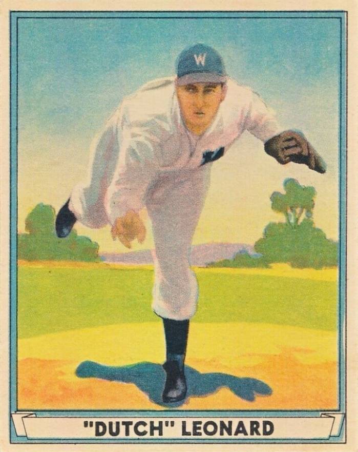 1941 Play Ball Dutch Leonard #24 Baseball Card