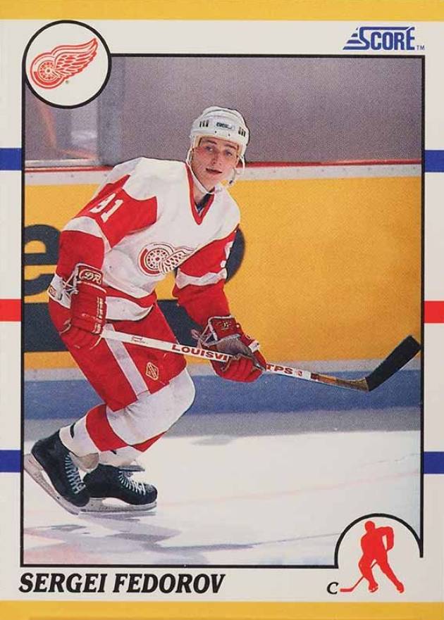 1990 Score Rookie/Traded Sergei Fedorov #20T Hockey Card