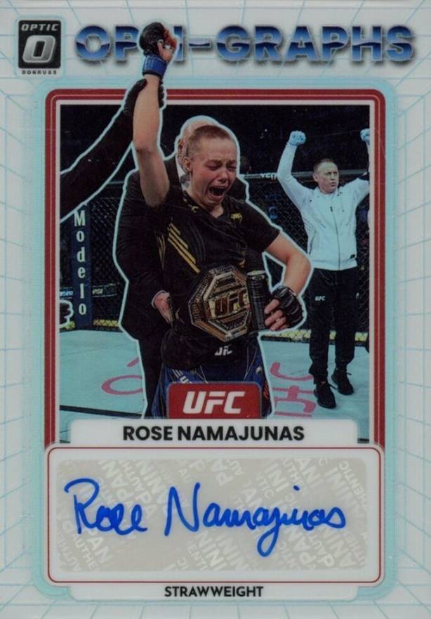 2023 Panini Donruss Optic UFC Opti-Graphs Rose Namajunas #OGRNJ Other Sports Card