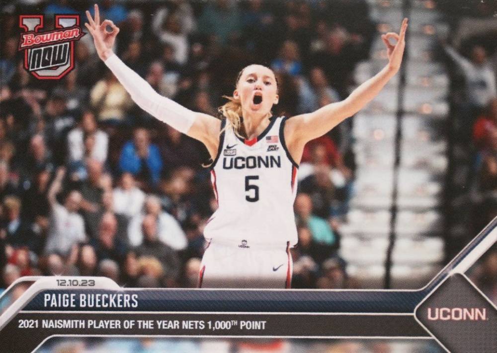 2023 Bowman U Now Paige Bueckers #17 Basketball Card