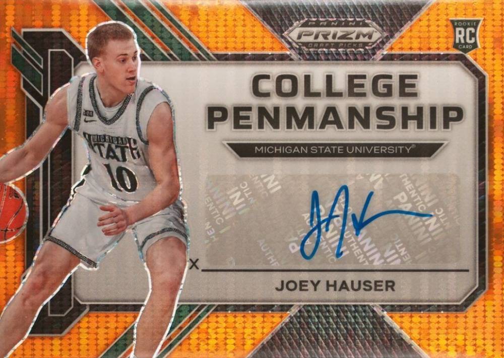 2023 Panini Prizm Draft Picks College Penmanship Joey Hauser #CPJHS Basketball Card