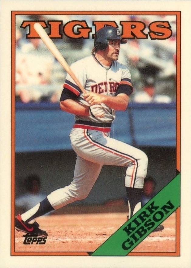 1988 Topps Tiffany Kirk Gibson #605 Baseball Card