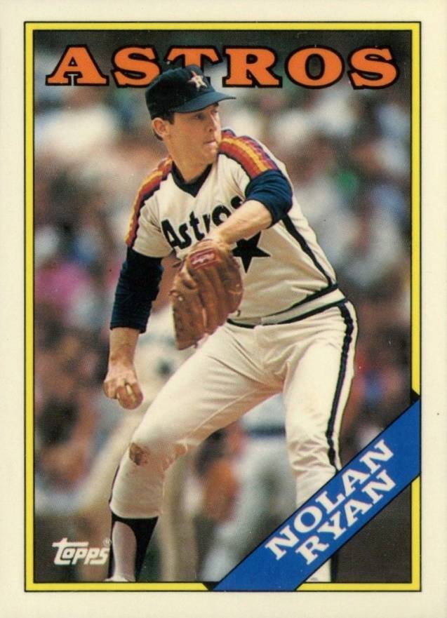 1988 Topps Tiffany Nolan Ryan #250 Baseball Card