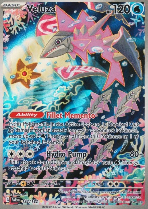 2023 Pokemon Par EN-Paradox Rift Veluza #192 TCG Card