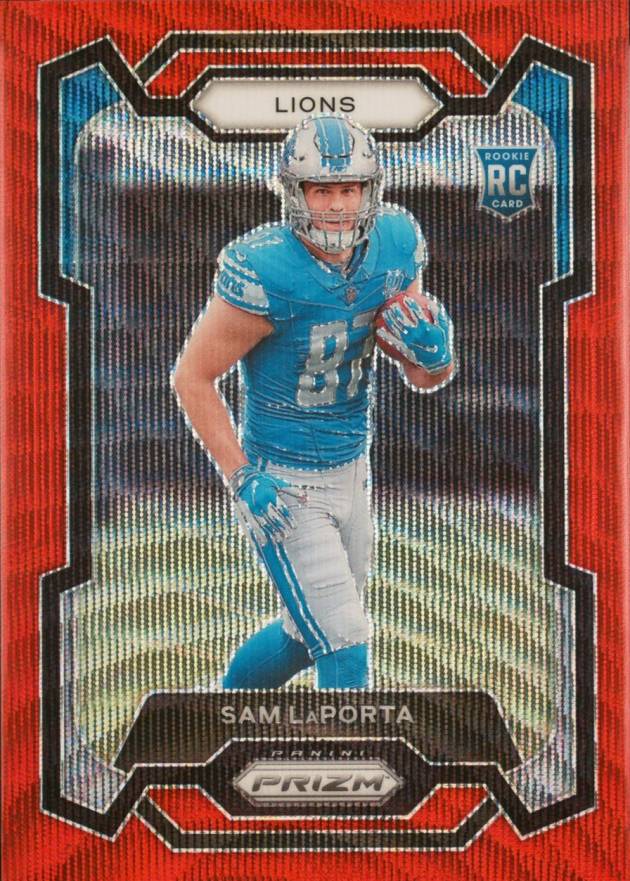 2023 Panini Prizm Sam LaPorta #332 Football Card