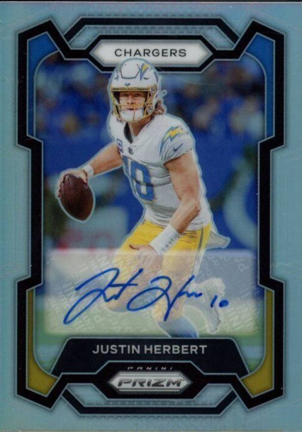 2023 Panini Prizm Justin Herbert #158 Football Card