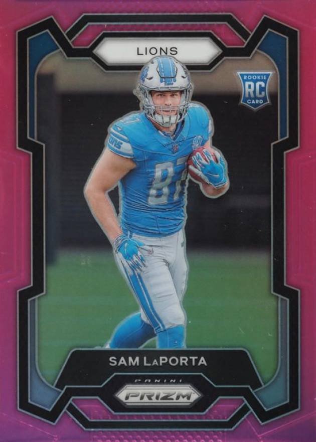 2023 Panini Prizm Sam LaPorta #332 Football Card