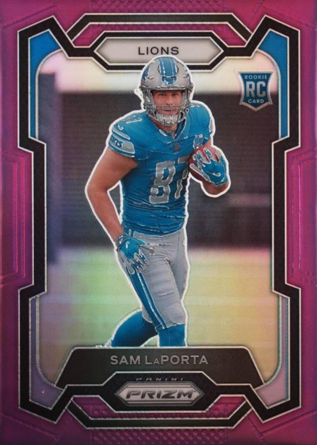 2023 Panini Prizm Sam LaPorta #332 Football Card