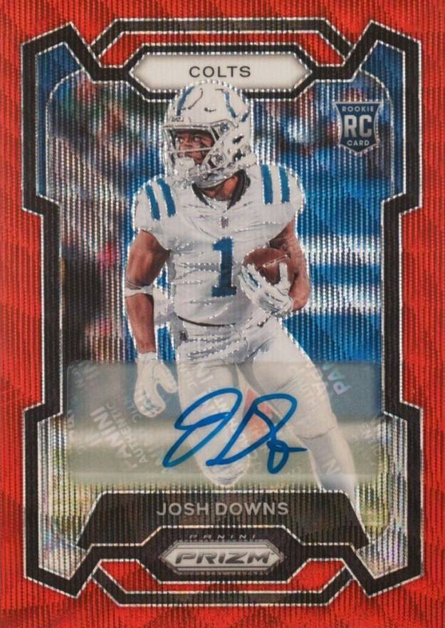 2023 Panini Prizm Josh Downs #345 Football Card