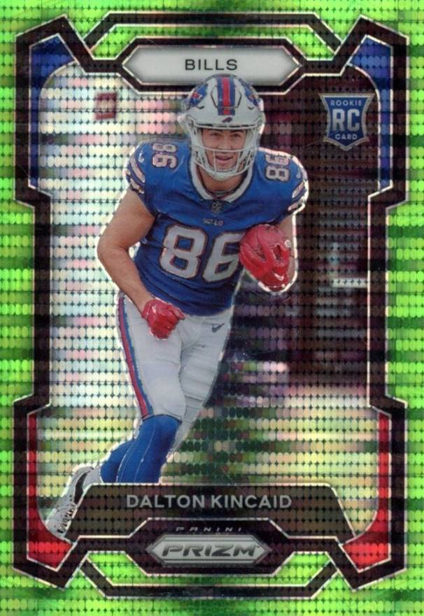 2023 Panini Prizm Dalton Kincaid #308 Football Card