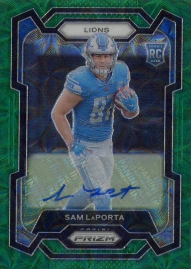 2023 Panini Prizm Sam LaPorta #332 Football Card