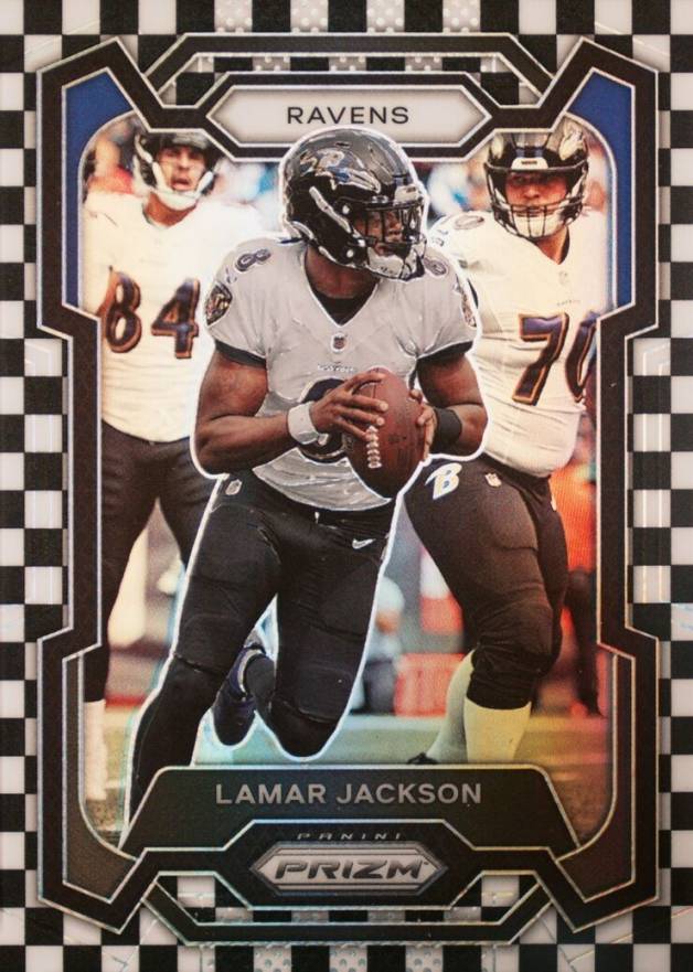 2023 Panini Prizm Lamar Jackson #18 Football Card