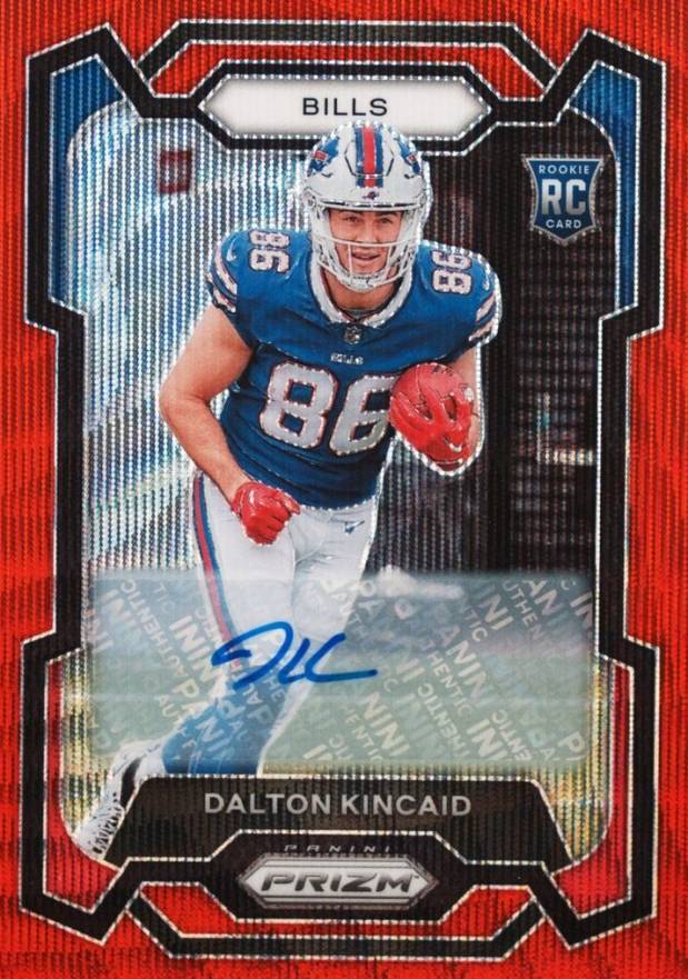 2023 Panini Prizm Dalton Kincaid #308 Football Card